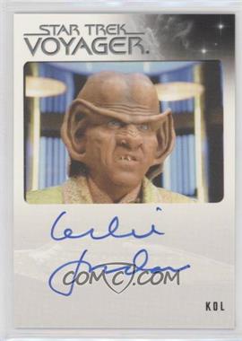 2012 Rittenhouse The "Quotable" Star Trek: Voyager - Autographs #_LEJO - Leslie Jordan as Kol