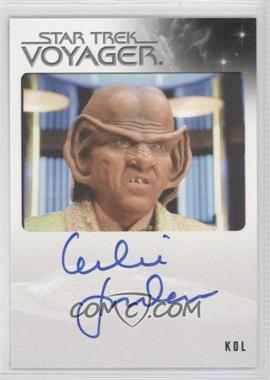2012 Rittenhouse The "Quotable" Star Trek: Voyager - Autographs #_LEJO - Leslie Jordan as Kol