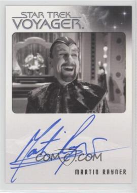 2012 Rittenhouse The "Quotable" Star Trek: Voyager - Autographs #_MARA - Martin Rayner as Dr. Chaotica