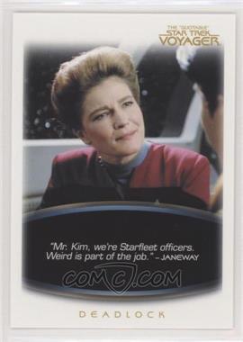 2012 Rittenhouse The "Quotable" Star Trek: Voyager - [Base] #35 - Deadlock - "Mr. Kim, we're Starfleet officers..."