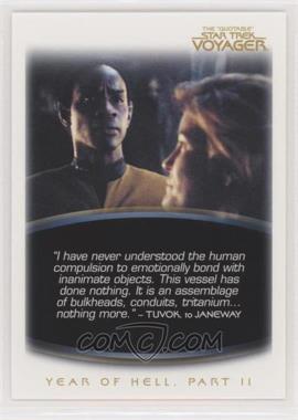 2012 Rittenhouse The "Quotable" Star Trek: Voyager - [Base] #59 - Year of Hell, Part II - "I have never understood the human..."