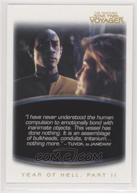 2012 Rittenhouse The "Quotable" Star Trek: Voyager - [Base] #59 - Year of Hell, Part II - "I have never understood the human..."