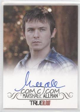 2012 Rittenhouse True Blood: Premiere Edition - Full Bleed Autographs #_MAAL - Marshall Allman as Tommy Mickens