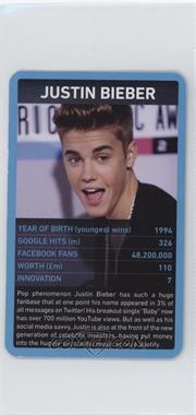 2012 Top Trumps Digital Heroes - [Base] #_JUBI - Justin Bieber