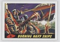 Burning Navy Ships