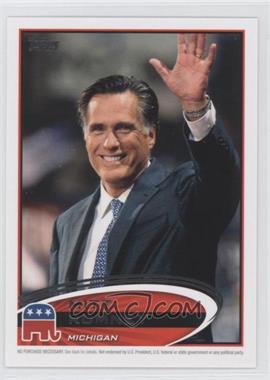 2012 Topps Update Series - Presidential Predictor Mitt Romney #PPR-22 - Mitt Romney (Michigan)