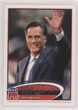 2012 Topps Update Series - Presidential Predictor Mitt Romney #PPR-31 - Mitt Romney (New Mexico)