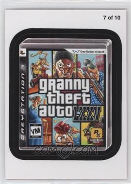 2012 Topps Wacky Packages All-New Series 9 - Lame Games #7 - Granny Theft Auto LXXV