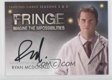 2013 Cryptozoic Fringe Seasons 3 & 4 - Autographs #A10 - Ryan McDonald