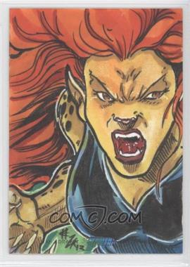 2013 Cryptozoic The Women of Legend - Sketch Cards #_ELHE - Elvin Hernandez (Cheetah) /1