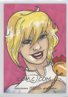 2013 Cryptozoic The Women of Legend - Sketch Cards #KDPG - Kimberly Dunaway (Power Girl) /1