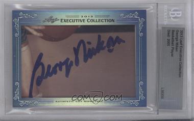 2013 Leaf Executive Collection - Cut Signature - Blue #_GEMI - George Mikan [BGS Authentic]