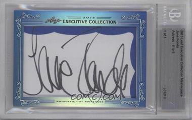 2013 Leaf Executive Collection Masterpiece - Cut Signature - Blue #_JAFO - Jane Fonda /1 [BGS Authentic]