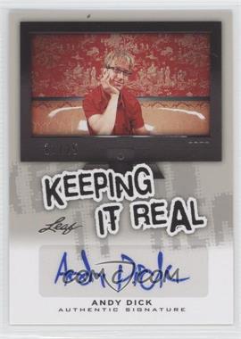 2013 Leaf Pop Century - Keeping it Real - Silver #KR-AD1 - Andy Dick /25