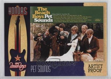 2013 Panini Beach Boys 50th Anniversary - Honors - Artist Proof #6 - Pet Sounds /99