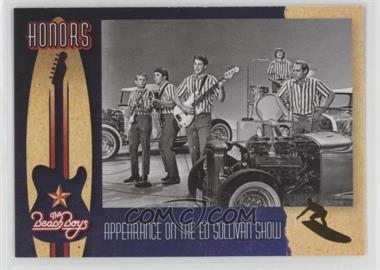 2013 Panini Beach Boys 50th Anniversary - Honors - Gold Surfer #16 - Appearance on The Ed Sullivan Show