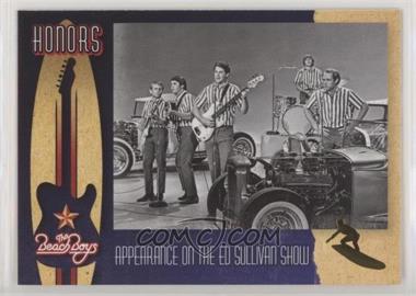 2013 Panini Beach Boys 50th Anniversary - Honors - Gold Surfer #16 - Appearance on The Ed Sullivan Show