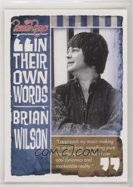 2013 Panini Beach Boys 50th Anniversary - In Their Own Words #1 - Brian Wilson