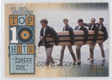 2013 Panini Beach Boys 50th Anniversary - Top 10 Hits - Artist Proof #2 - Surfer Girl /99