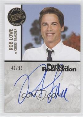 2013 Press Pass Parks and Recreation Seasons 1-4 - Autographs - Gold #RL - Rob Lowe as Chris Traeger /95