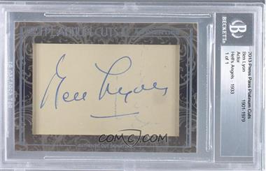 2013 Press Pass Platinum Cuts - Authentics Cut Signatures #_BELY - Ben Lyon /1 [Uncirculated]