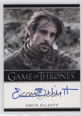 2013 Rittenhouse Game of Thrones Season 2 - Bordered Autographs #_EMEL - Emun Elliott as Marillion