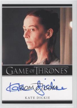 2013 Rittenhouse Game of Thrones Season 2 - Bordered Autographs #_KADI - Kate Dickie as Lysa Arryn