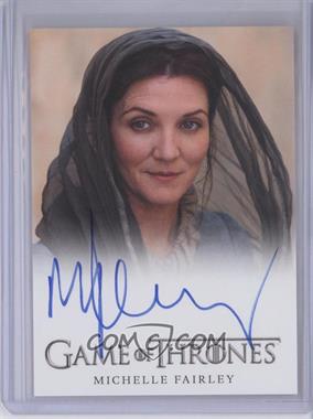 2013 Rittenhouse Game of Thrones Season 2 - Full-Bleed Autographs #_MIFA - Michelle Fairley as Lady Catelyn Stark