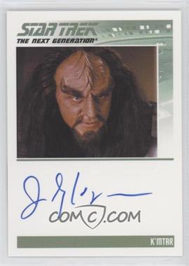 2013 Rittenhouse Star Trek The Next Generation: Heroes & Villains - Autographs #_JASL - James Sloyan as K'mtar