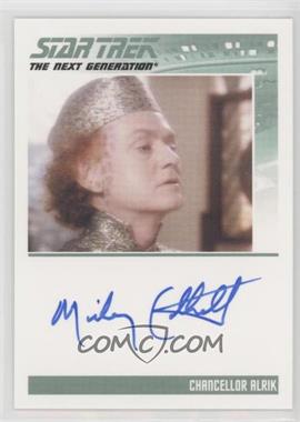 2013 Rittenhouse Star Trek The Next Generation: Heroes & Villains - Autographs #MICO - Mickey Cottrell as Chancellor Alrik