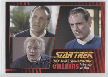 2013 Rittenhouse Star Trek The Next Generation: Heroes & Villains - [Base] #35 - Ambassador Ves Alkar