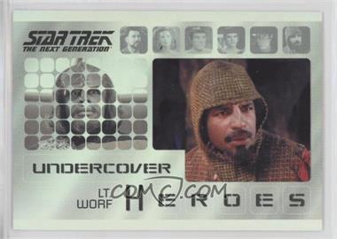 2013 Rittenhouse Star Trek The Next Generation: Heroes & Villains - Undercover Heroes #H6 - Lt. Worf