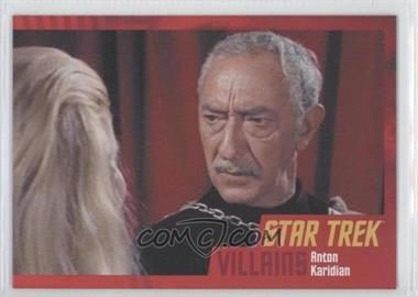 2013 Rittenhouse Star Trek The Original Series: Heroes & Villians - [Base] - Cardboard #27 - Anton Karidian