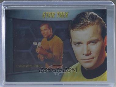 2013 Rittenhouse Star Trek The Original Series: Heroes & Villians - Bridge Crew Shadowbox #S1 - William Shatner as Captain Kirk