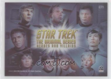 2013 Rittenhouse Star Trek The Original Series: Heroes & Villians - Case Topper #CT1 - Enterprise Crew