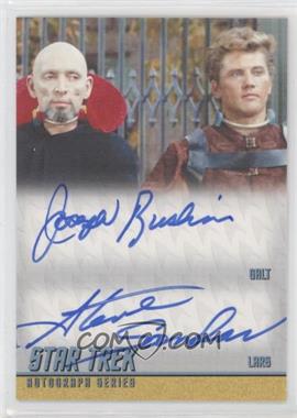 2013 Rittenhouse Star Trek The Original Series: Heroes & Villians - Dual Autographs #DA34 - Joseph Ruskin as Galt, Steve Sandor as Lars