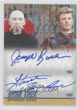 2013 Rittenhouse Star Trek The Original Series: Heroes & Villians - Dual Autographs #DA34 - Joseph Ruskin as Galt, Steve Sandor as Lars