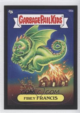 2013 Topps Garbage Pail Kids Brand-New Series 2 - [Base] - Black #98a - Firey Francis