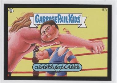 2013 Topps Garbage Pail Kids Brand-New Series 3 - [Base] - Black #187b - Clotheslined Caleb