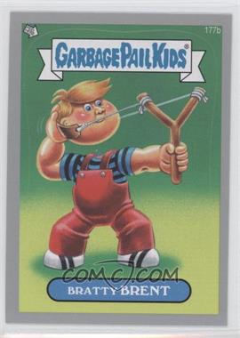 2013 Topps Garbage Pail Kids Brand-New Series 3 - [Base] - Silver #177b - Bratty Brent