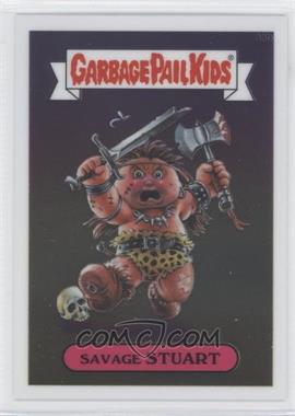 2013 Topps Garbage Pail Kids Chrome - [Base] #33b - Savage Stuart