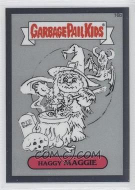 2013 Topps Garbage Pail Kids Chrome - Pencil Art Concept Sketches #16b - Haggy Maggie