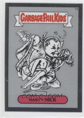 2013 Topps Garbage Pail Kids Chrome - Pencil Art Concept Sketches #1a - Nasty Nick