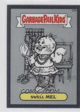 2013 Topps Garbage Pail Kids Chrome - Pencil Art Concept Sketches #20a - Swell Mel