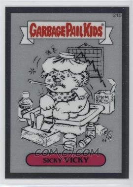 2013 Topps Garbage Pail Kids Chrome - Pencil Art Concept Sketches #21b - Sicky Vicky