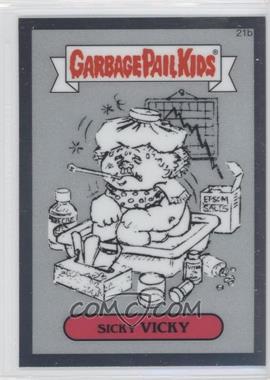 2013 Topps Garbage Pail Kids Chrome - Pencil Art Concept Sketches #21b - Sicky Vicky