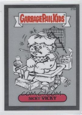 2013 Topps Garbage Pail Kids Chrome - Pencil Art Concept Sketches #21b - Sicky Vicky