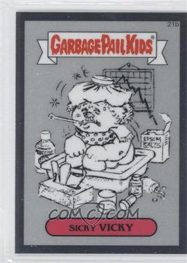 2013 Topps Garbage Pail Kids Chrome - Pencil Art Concept Sketches #21b - Sicky Vicky