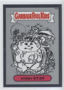 2013 Topps Garbage Pail Kids Chrome - Pencil Art Concept Sketches #22b - Stinky Stan