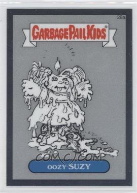 2013 Topps Garbage Pail Kids Chrome - Pencil Art Concept Sketches #28a - Oozy Suzy